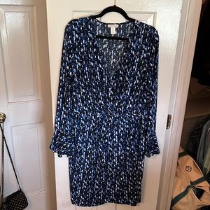 London Time Dress - Blue - Size 16